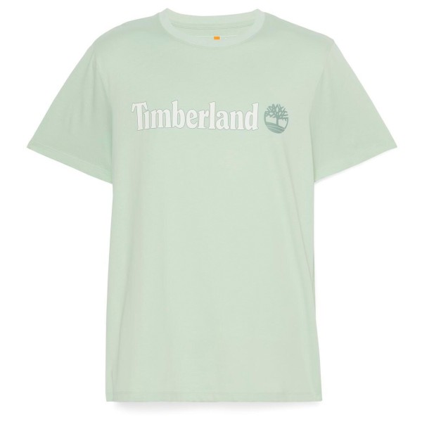 Timberland - Linear Logo Short Sleeve Tee - T-Shirt Gr S grün Timberland - Linear Logo Short Sleeve Tee - T-Shirt Gr S grün von Timberland