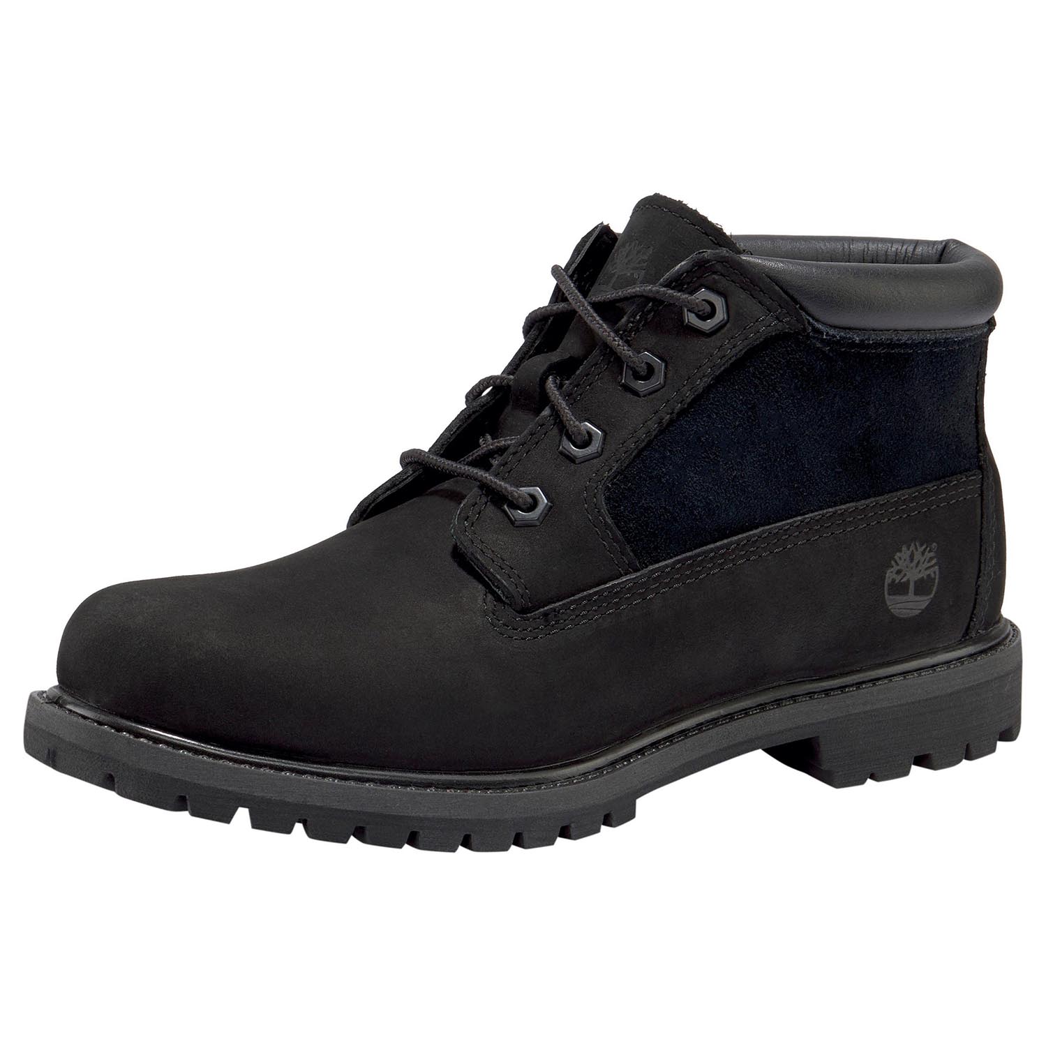 Timberland Nellie Chukka Damen Stiefel Boots Wasserfest Nubuk Schwarz von Timberland