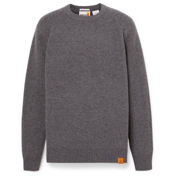 Timberland - Raglan Sleeve Crew Neck Sweater - Wollpullover Gr M grau von Timberland