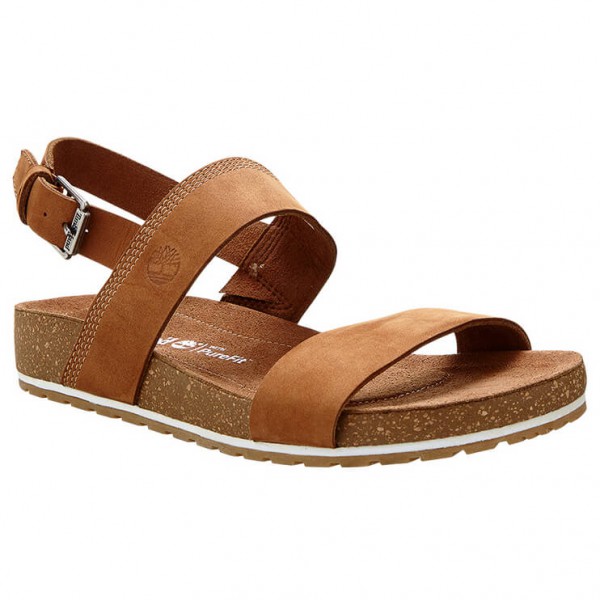 Timberland - Women's Malibu Waves 2-Bands Sandal - Sandalen Gr 5,5 braun von Timberland