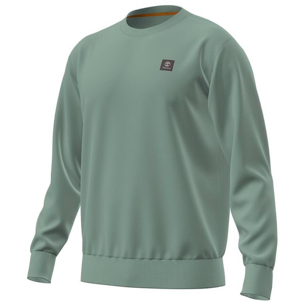 Timberland - Woven Badge Loopback Crew Neck - Pullover Gr XXL türkis Timberland - Woven Badge Loopback Crew Neck - Pullover Gr XXL türkis von Timberland