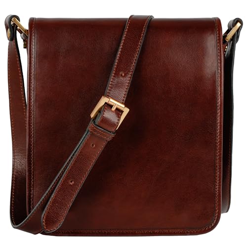 Time Resistance Schultertasche aus Leder Herren - Messenger Bags - Umhängetasche Herren - Elegante Ledertasche - Herren Tasche Time Resistance Schultertasche aus Leder Herren - Messenger Bags - Umhängetasche Herren - Elegante Ledertasche - Herren Tasche von Time Resistance
