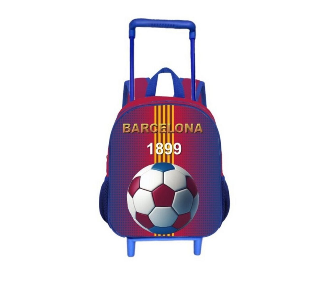 Tinisu Rucksack FC Barcelona 3D Rucksack mit Rollen Fußball Tasche Schule Ranzen Tinisu Rucksack FC Barcelona 3D Rucksack mit Rollen Fußball Tasche Schule Ranzen von Tinisu