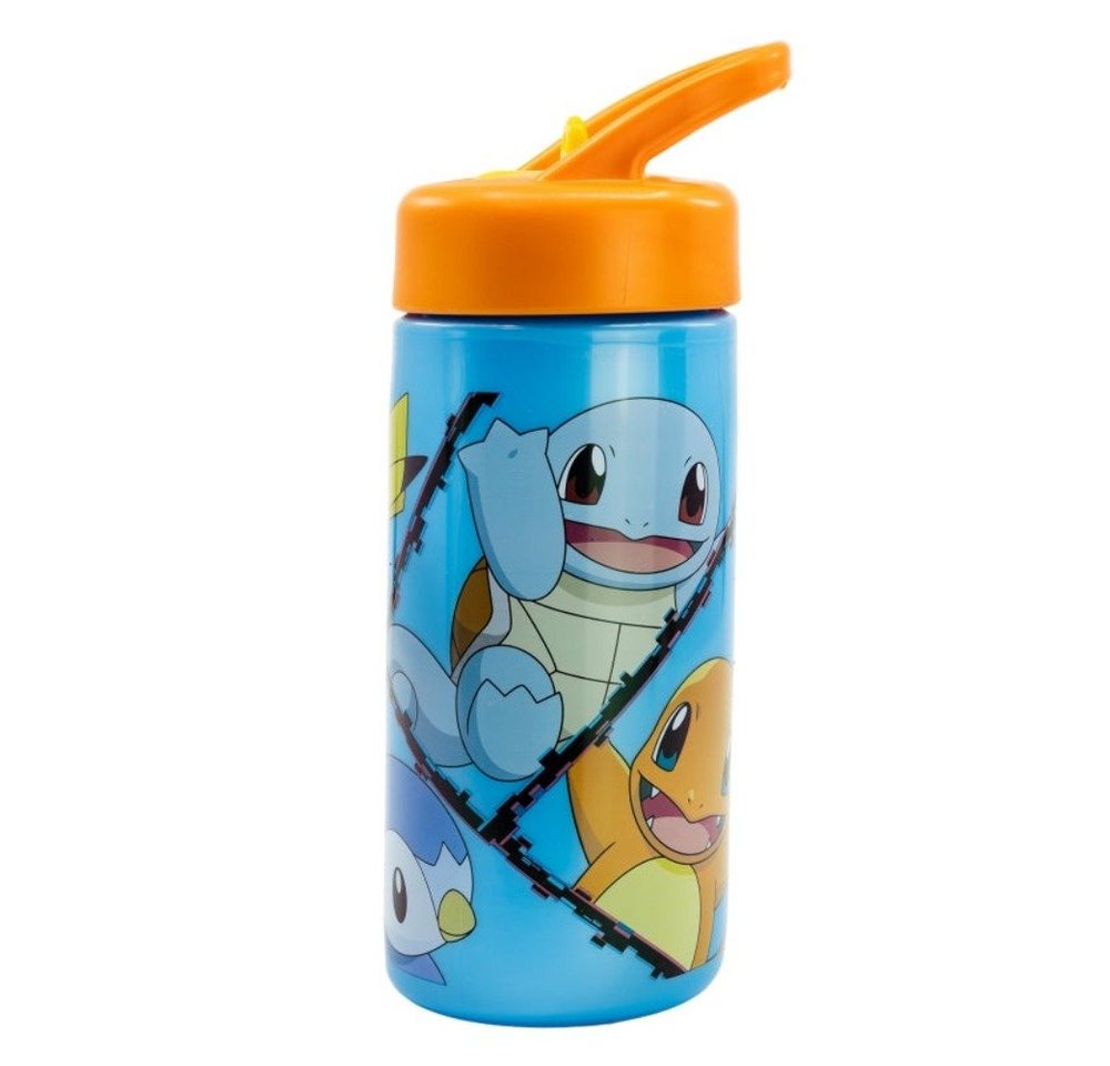 Tinisu Trinkflasche Pokemon Plastik Flasche 410 ml Trinkflasche Sportflasche von Tinisu