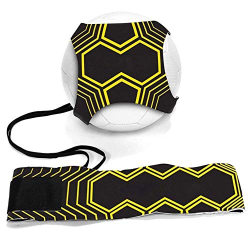 Tioamy Fußball Kick Solo Trainer Fußballtrainer Trainingshilfe Adjustable Soccer Training Ausrüstung für Kinder und Erwachsene mit verstellbarem Gurt passend für Ball 3, 4 und 5 Tioamy Fußball Kick Solo Trainer Fußballtrainer Trainingshilfe Adjustable Soccer Training Ausrüstung für Kinder und Erwachsene mit verstellbarem Gurt passend für Ball 3, 4 und 5 von Tioamy