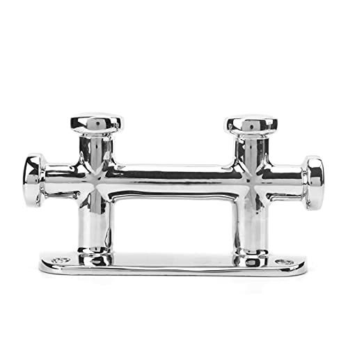 146 x 85 mm Double Cross Marine Poller Edelstahl Heavy Duty Cleat Bootspoller für Yachten Schnellboote Fischerboote 146 x 85 mm Double Cross Marine Poller Edelstahl Heavy Duty Cleat Bootspoller für Yachten Schnellboote Fischerboote von Tissting