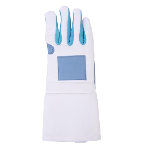 Tissting Fechthandschuhe für Erwachsene, rutschfeste Übungs Fecht Handschuhe Rechte Hand Tägliche Fechtkampfpraxis Professionelle Fechtausrüstung für Degen Foliensäbel (10,5cm) von Tissting