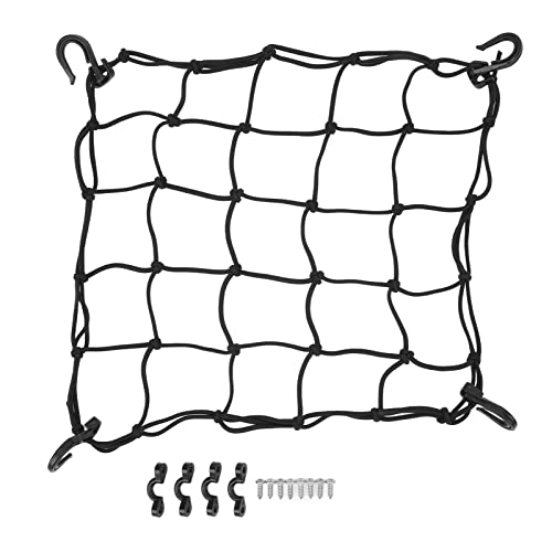 Tissting Kajak Deck Rigging Netz Set, elastisches Kajak-Seil vom Typ C, Deckseil Schnalle, 8 teiliges Schrauben Set, Angeln, Aufbewahrung, Bungee Frachtnetz für Boot, Kanu von Tissting