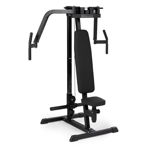 Titan Fitness Plattenbeladene PEC Fly and Reverse Delt Maschine, bewertet 136 kg, Oberkörper-Spezialmaschine, Brust-, Rücken- und Schultertraining von Titan Fitness