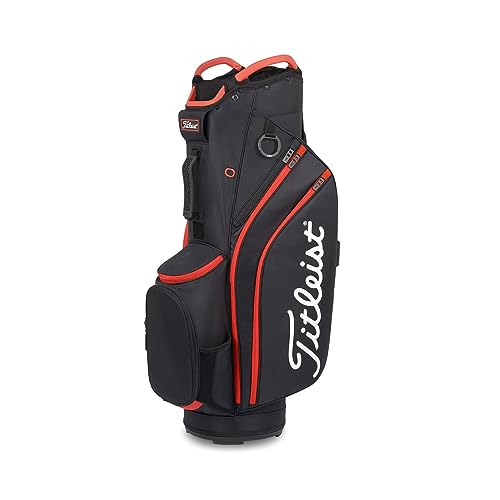 TITLEIST CART 14 Tasche schwarz/rot von Titleist