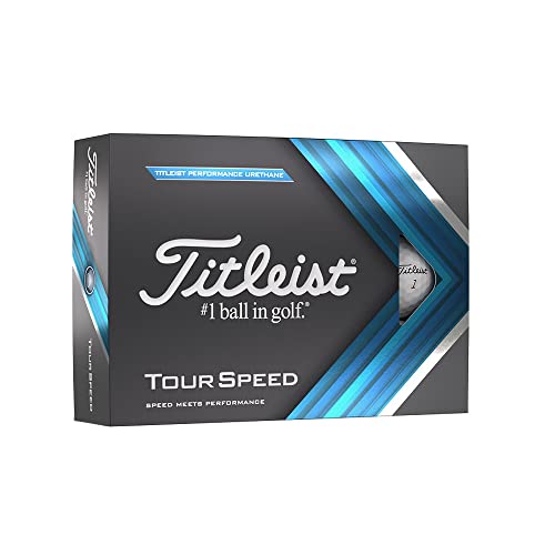 Titleist Tour Speed Golfball, Weiß, Einheitsgröße, T4052S von Titleist