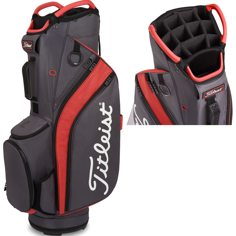 'Titleist Cart 14 Trolleybag grau/rot' von Titleist