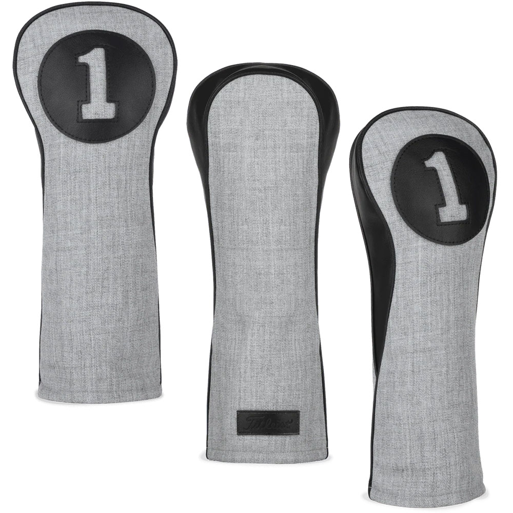 'Titleist Heather & Leder Headcover schwarz/grau' 'Titleist Heather & Leder Headcover schwarz/grau' von Titleist