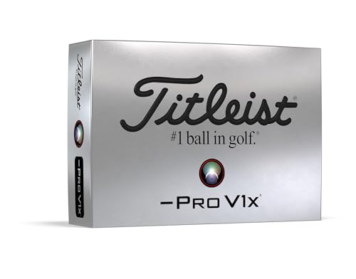Titleist Herren 2019 Pro V1x Wht Left Dash Bil Golfball, weiß, Einheitsgröße Titleist Herren 2019 Pro V1x Wht Left Dash Bil Golfball, weiß, Einheitsgröße von Titleist