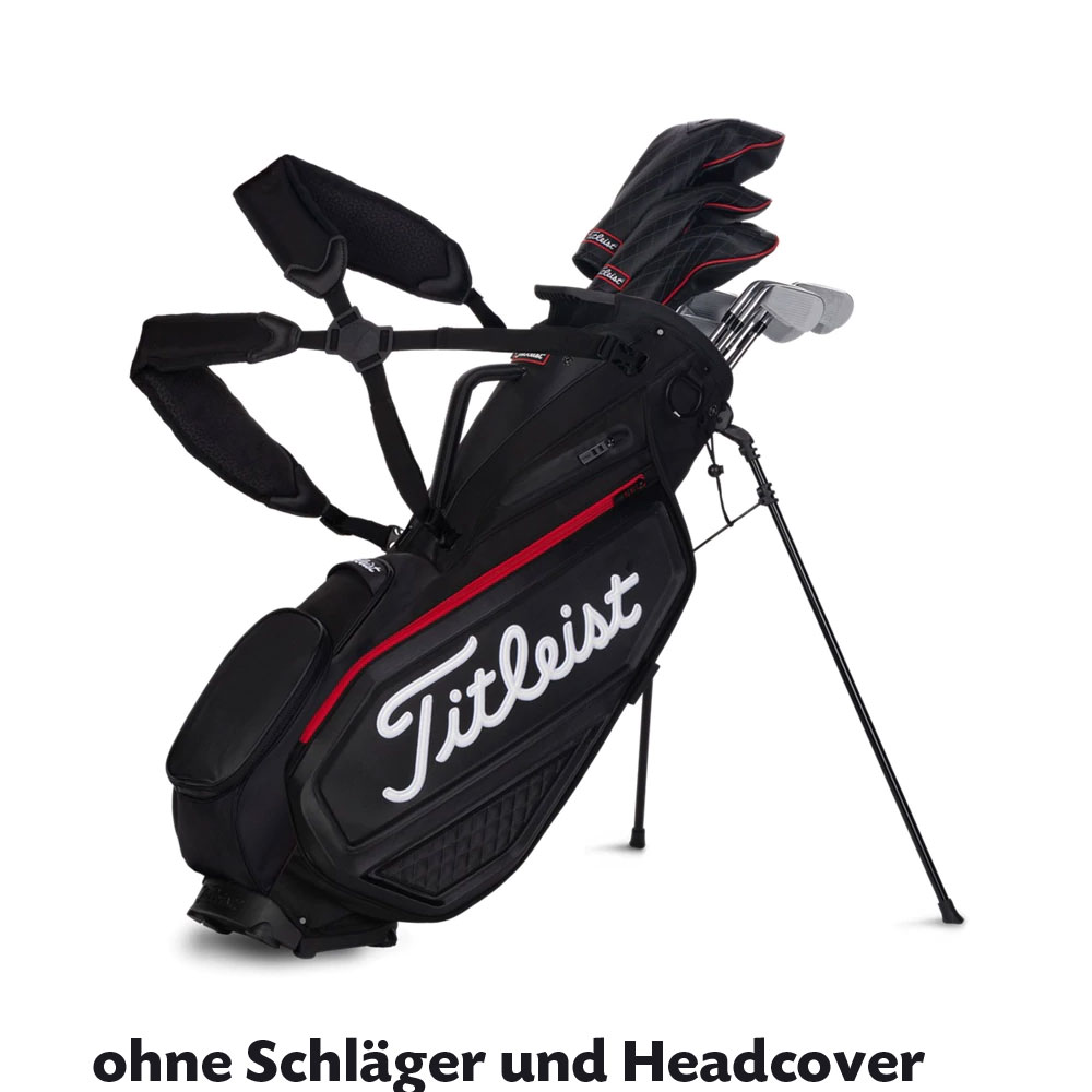 'Titleist Jet Black Staff Premium Standbag' von Titleist