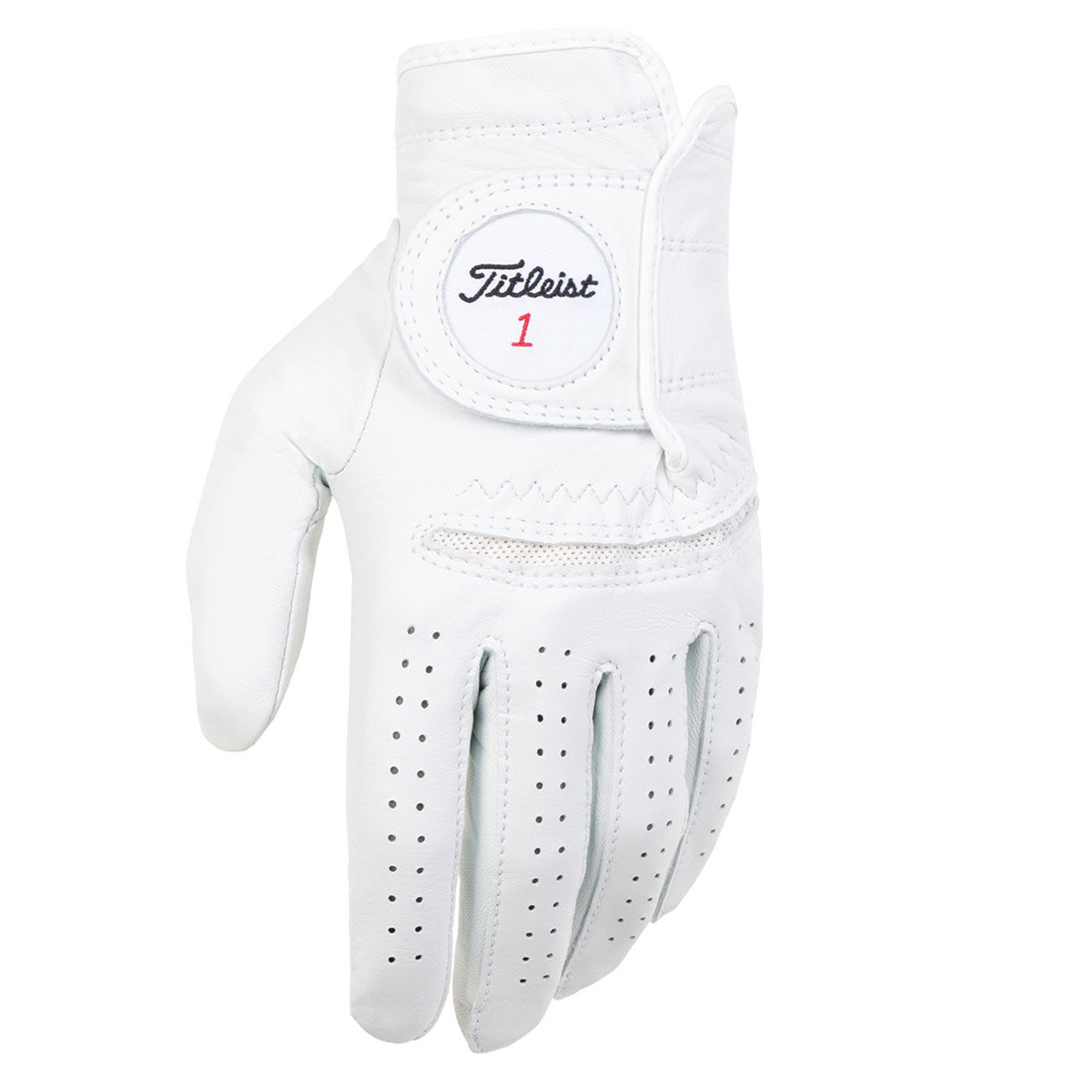 Titleist Men's Perma Soft Golf Glove, Mens, Left hand, Medium, White | American Golf von Titleist