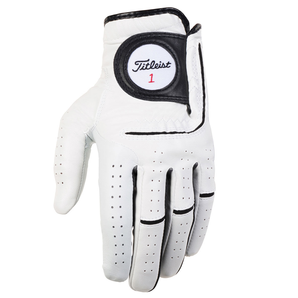 Titleist Men's Players Flex Golf Glove, Mens, Left hand, Medium, White | American Golf von Titleist