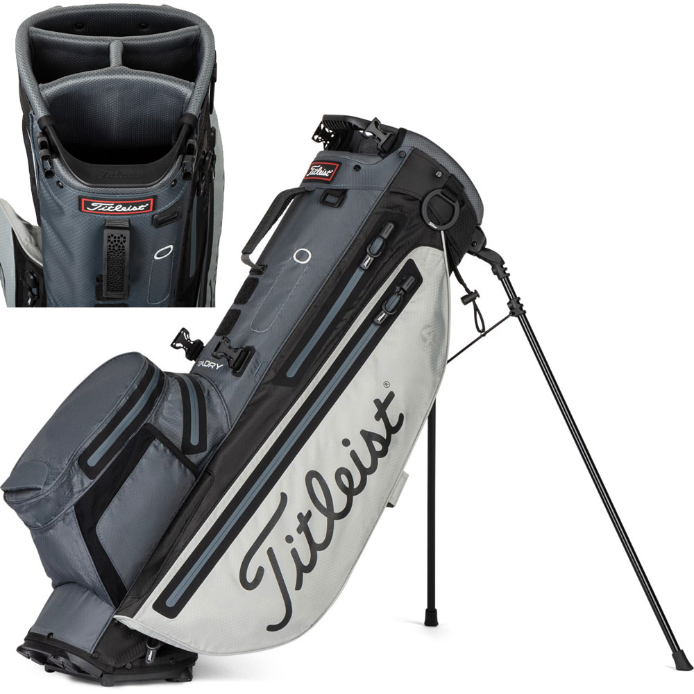 'Titleist Players 4+ Stadry Standbag wasserdicht grau/sch' 'Titleist Players 4+ Stadry Standbag wasserdicht grau/sch' von Titleist
