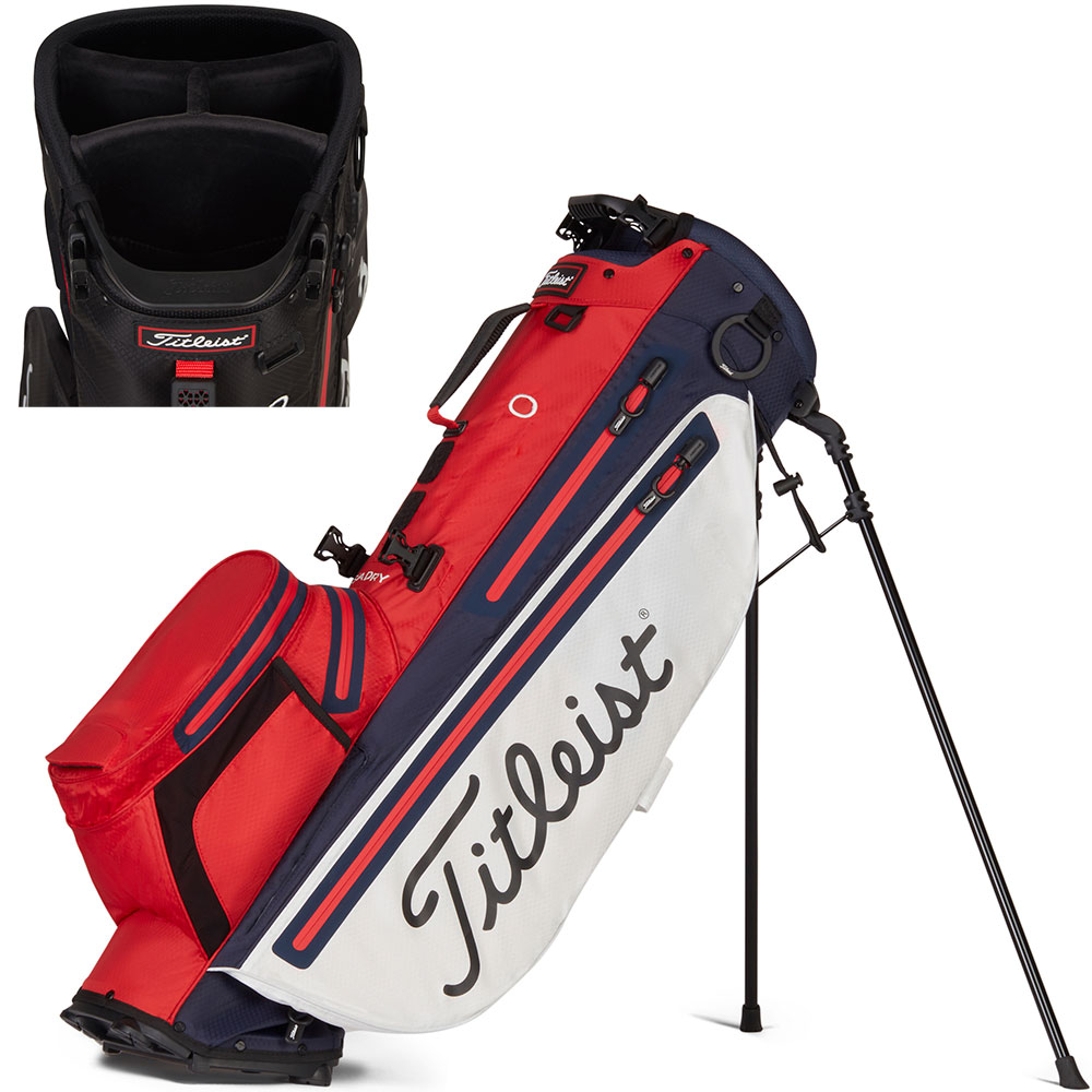 'Titleist Players 4+ Stadry Standbag wasserdicht r/w/n' 'Titleist Players 4+ Stadry Standbag wasserdicht r/w/n' von Titleist