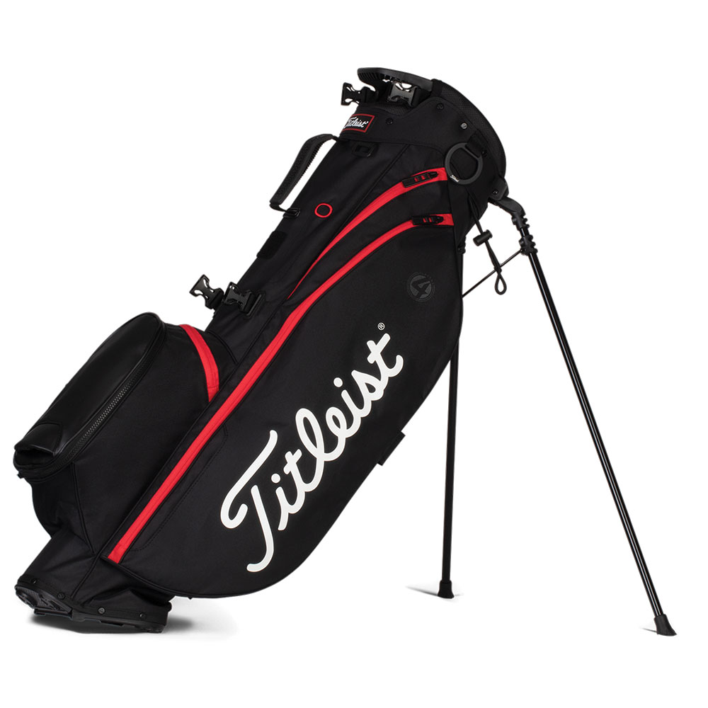 'Titleist Players 4 Standbag schwarz/rot' 'Titleist Players 4 Standbag schwarz/rot' von Titleist