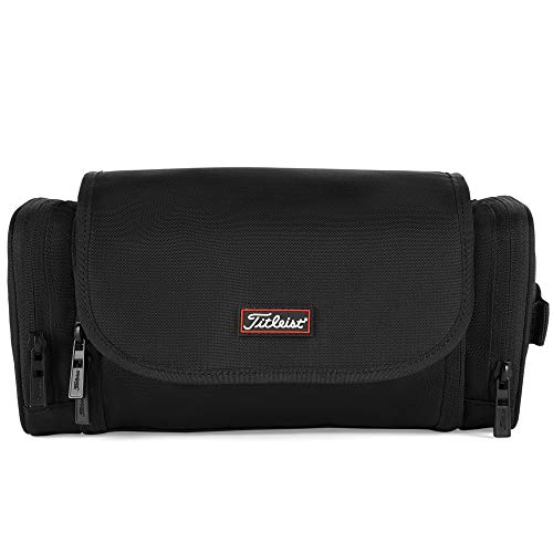 Titleist Players Kulturbeutel zum Aufhängen, Schwarz/Rot, 14 x 29,2 x 12,7 cm Titleist Players Kulturbeutel zum Aufhängen, Schwarz/Rot, 14 x 29,2 x 12,7 cm von Titleist