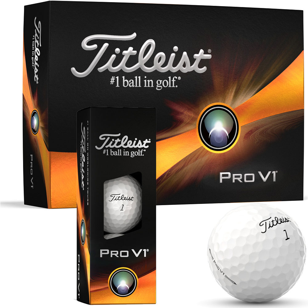 'Titleist Pro V1 Golfball 2024 12er Packung weiss' 'Titleist Pro V1 Golfball 2024 12er Packung weiss' von Titleist