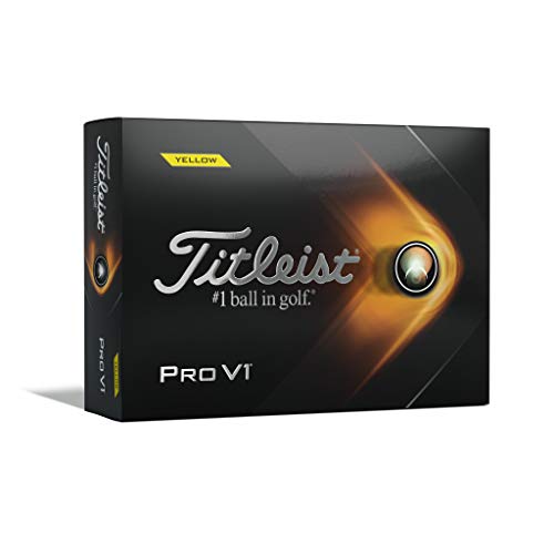 Titleist Pro V1 Golfball, Gelb von Titleist
