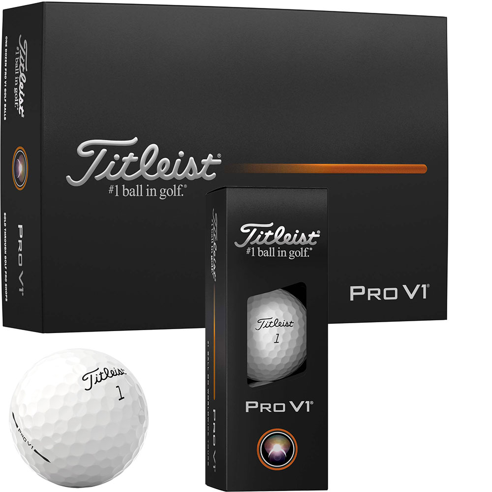 'Titleist Pro V1 Golfball 25 12er Packung weiss' 'Titleist Pro V1 Golfball 25 12er Packung weiss' von Titleist