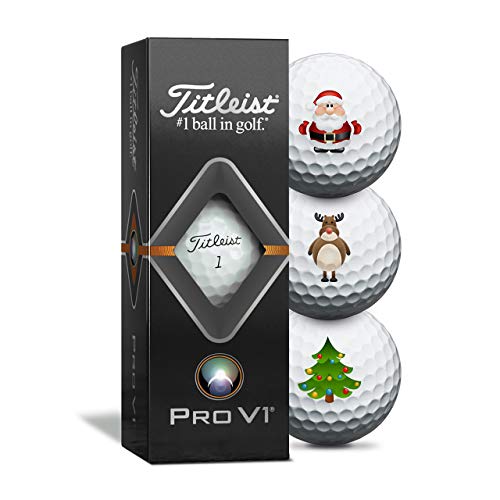Titleist Pro V1 Weihnachts-Golfbälle - 3er Pack Titleist Pro V1 Weihnachts-Golfbälle - 3er Pack von Titleist