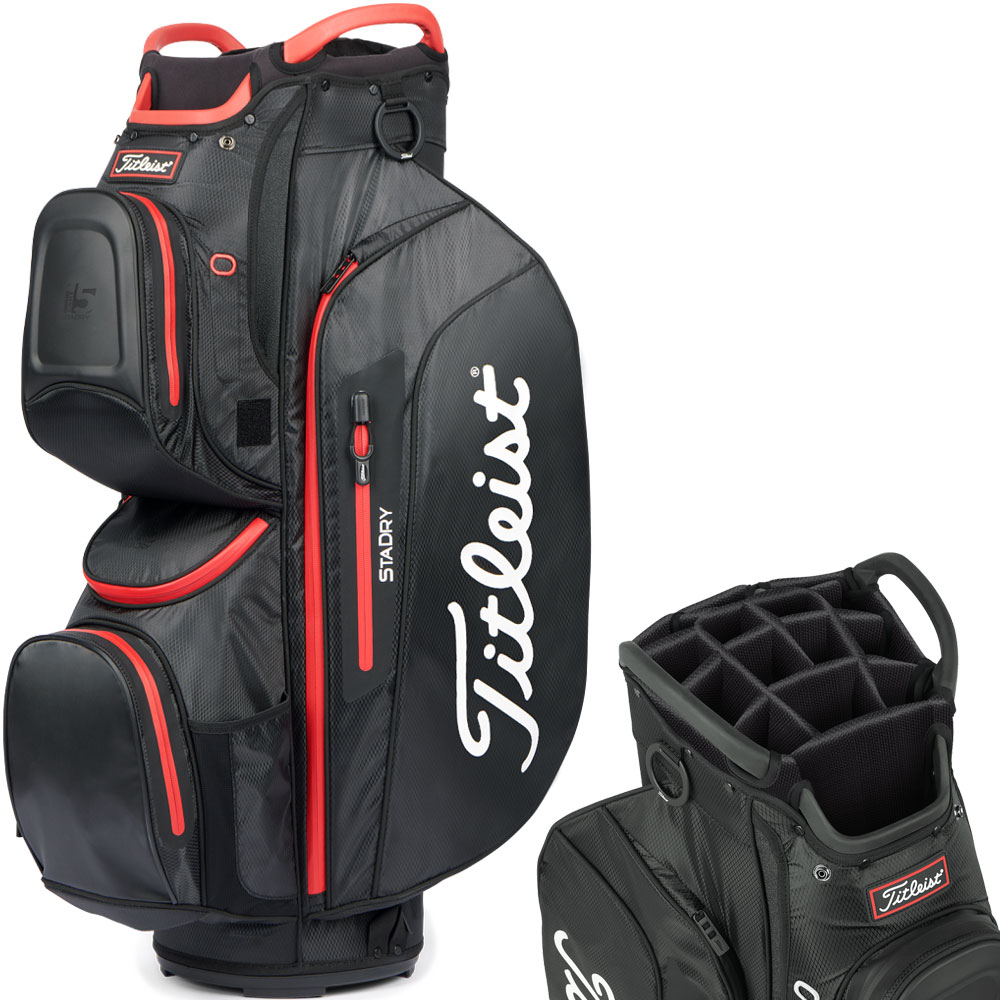 'Titleist StaDry Cart 15 Trolleybag wasserdicht schwarz/rot' 'Titleist StaDry Cart 15 Trolleybag wasserdicht schwarz/rot' von Titleist