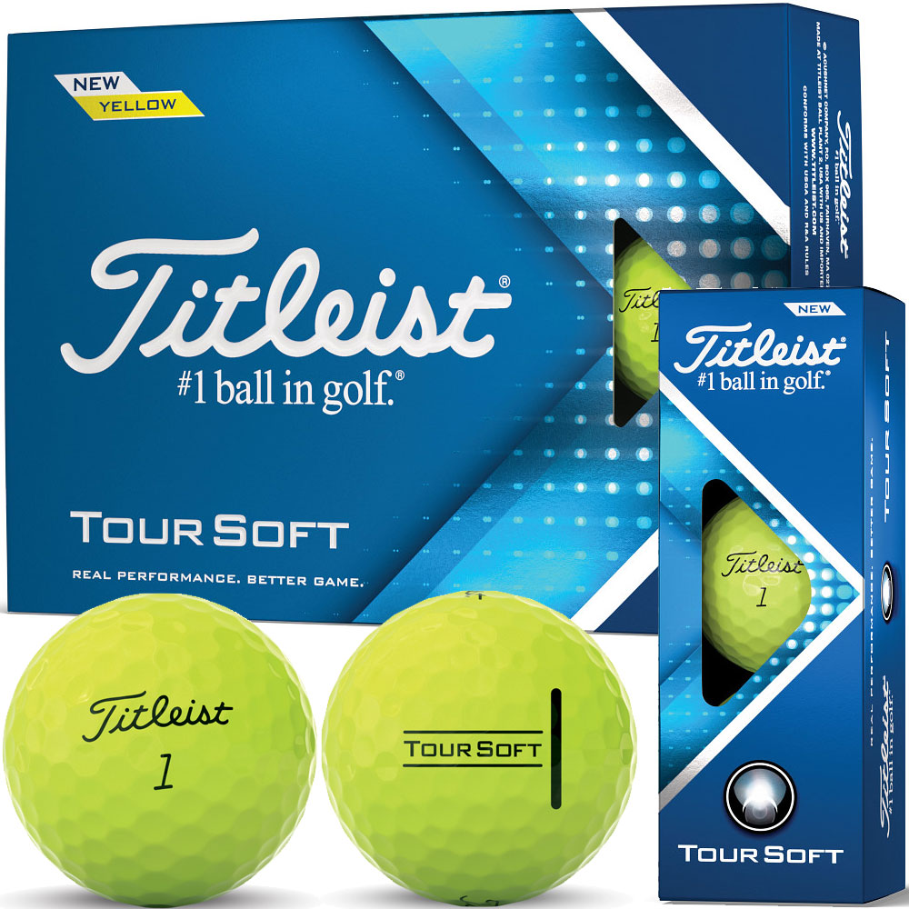 'Titleist Tour Soft ''23 12er Packung gelb' 'Titleist Tour Soft ''23 12er Packung gelb' von Titleist