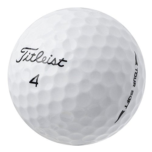 Titleist Tour Soft 2018 - AAAA - AAA - weiß - gebrauchte Golfbälle - 25 Lakeballs von Titleist