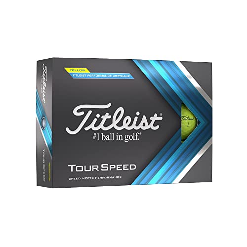 Titleist Unisex Tour Speed Golfball, Gelb, Einheitsgröße UK Titleist Unisex Tour Speed Golfball, Gelb, Einheitsgröße UK von Titleist