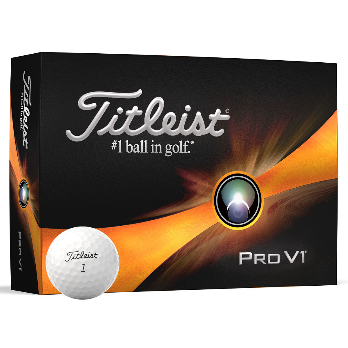 Titleist White Pro V1 12 Golf Ball Pack | American Golf, One Size von Titleist