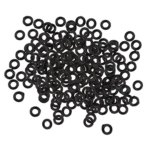 Tiuimk 200 Stück Gummi-O-Ringe für Dart-Flugfixierung – schwarze Farbe – rutschfest und langlebig Tiuimk 200 Stück Gummi-O-Ringe für Dart-Flugfixierung – schwarze Farbe – rutschfest und langlebig von Tiuimk