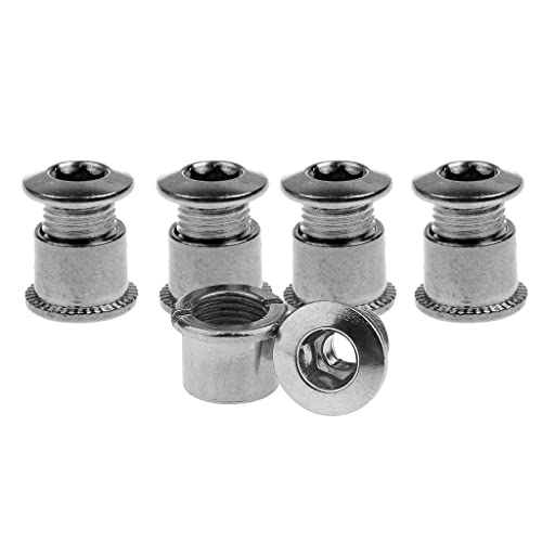Tiuimk Edelstahl Fahrrad Kettenblatt Schrauben und Muttern - Silber-B Tiuimk Edelstahl Fahrrad Kettenblatt Schrauben und Muttern - Silber-B von Tiuimk