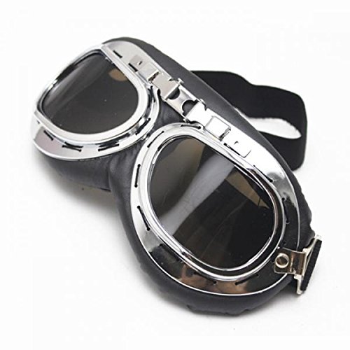 Tiuimk Motorradbrille – Schutzbrille mit PC-Gläsern und ABS-Rahmen – Teebraun Tiuimk Motorradbrille – Schutzbrille mit PC-Gläsern und ABS-Rahmen – Teebraun von Tiuimk