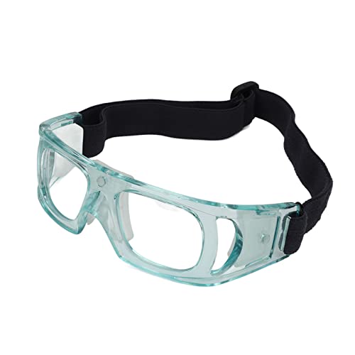 Tixiyu Sportbrille für, Frei Regulierbares Design, Gebogener Rahmen, Schlagfeste Basketball-Schutzbrille aus PC-Material (Blau) von Tixiyu