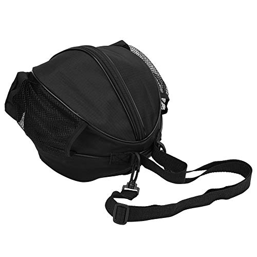 wasserdichte Runde Basketballtasche für Sport, Fußball, Volleyball, Training mit Netztasche von Tixiyu