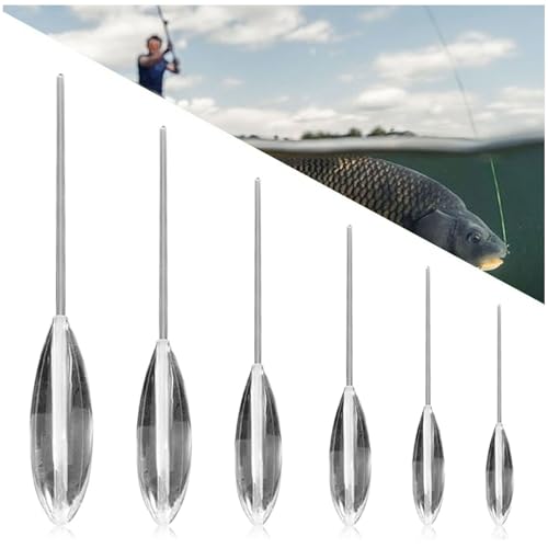 Tkxjry 6 Stück Fishing Sbirolino Set, Langsam Sinkend Set, Dauerhaft Forellen Angeln, Sbirolino Schwimmend,Sbirolino 8g、10g、15g、20g、25g、30g, für Forellenteig und Spoons Forelle Tkxjry 6 Stück Fishing Sbirolino Set, Langsam Sinkend Set, Dauerhaft Forellen Angeln, Sbirolino Schwimmend,Sbirolino 8g、10g、15g、20g、25g、30g, für Forellenteig und Spoons Forelle von Tkxjry