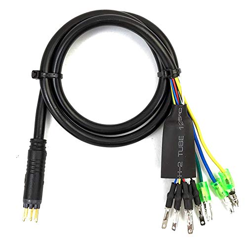 Tlilyy 1 StüCke 60Cm E-Bike 9Pin Motor Konvertieren VerläNgerungs Kabel Kabel Wasserdichter Stecker für Vorder Rad Rad Naben Motoren von Tlilyy