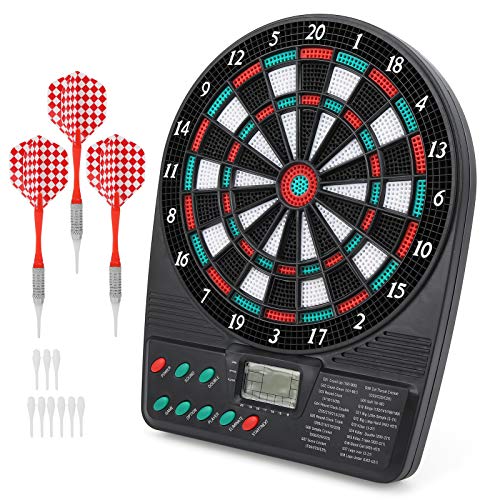 Tnfeeon Elektronische Dartscheibe, Stabile Kunststoff-Dartscheibe mit Automatischer Punktzahl, Hohe Leistung FüR den Outdoor-Hausbar-Nachtclub Tnfeeon Elektronische Dartscheibe, Stabile Kunststoff-Dartscheibe mit Automatischer Punktzahl, Hohe Leistung FüR den Outdoor-Hausbar-Nachtclub von Tnfeeon