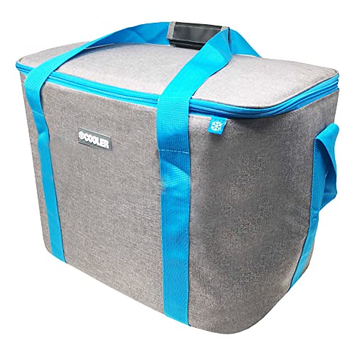ToCi Kühltasche 36 Liter Isoliertasche Thermotasche Picknicktasche für Picknick Camping Urlaub Wandern BBQ | Grau ToCi Kühltasche 36 Liter Isoliertasche Thermotasche Picknicktasche für Picknick Camping Urlaub Wandern BBQ | Grau von ToCi