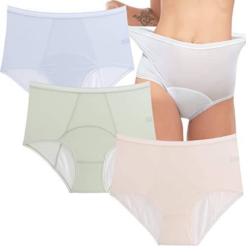 ToatlHeal Everdries Leakproof Ladies Underwear for Women Incontinence 60s with Incontinenc, Bare Bliss Leak Proof Underwear (3PC-B,XX-Large) von ToatlHeal