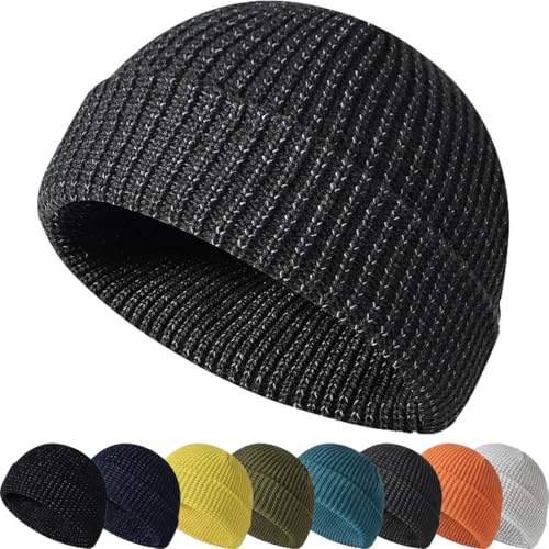 ToatlHeal Flex Beanie 2.0 - Unisex, Weflexus Reflective Beanie, Selected Wool Highly Reflective Fiber Knitted Hat Stay Warm and Visible (Gray) von ToatlHeal