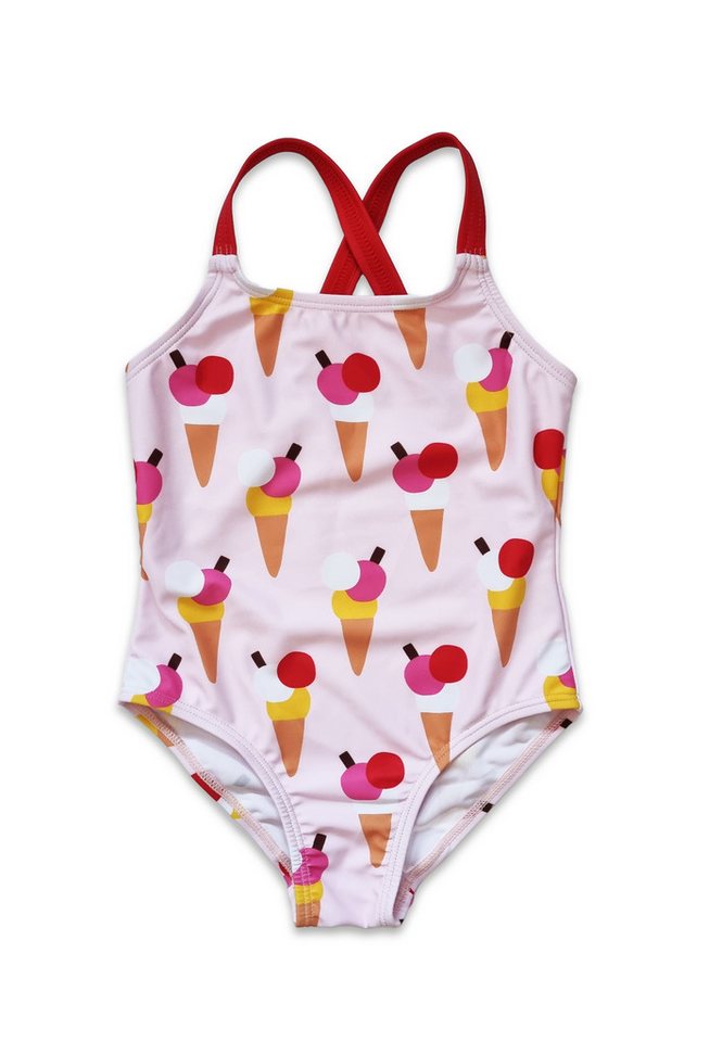 Toby Tiger Badeanzug Badeanzug mit Eiswaffel Print Toby Tiger Badeanzug Badeanzug mit Eiswaffel Print von Toby Tiger