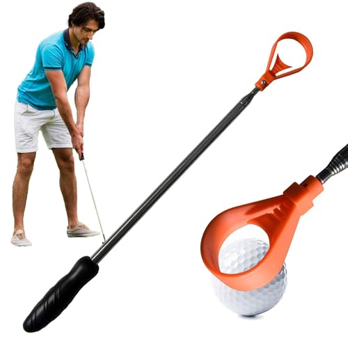 TocaFeank Golfballgreifer, Golfballpflücker - Werkzeuge zum Aufheben von Golfbällen, Ball-Retriever | Tragbarer Golf-Putter-Halter, Golfball-Zubehör für Männer und Frauen von TocaFeank