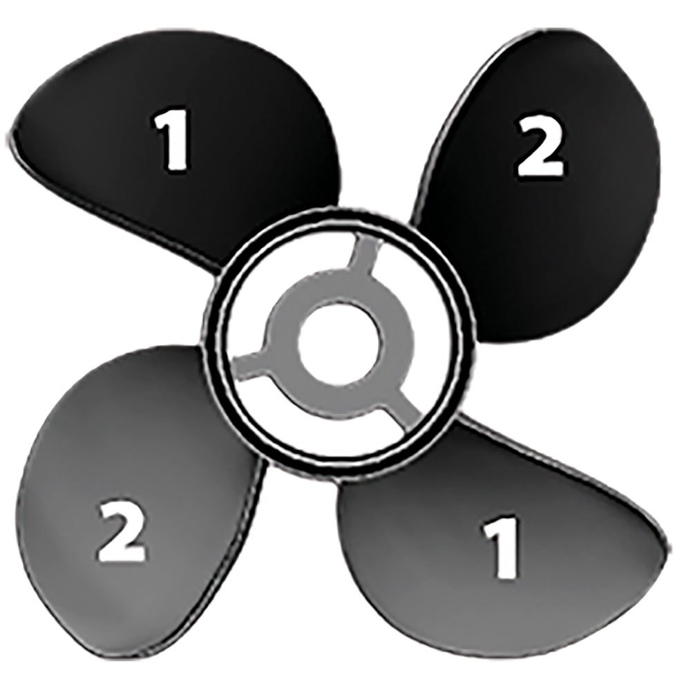 Todd Enterprises Express 4bl Stainless Rh Turning Point Propeller 14´´x21 Schwarz von Todd Enterprises