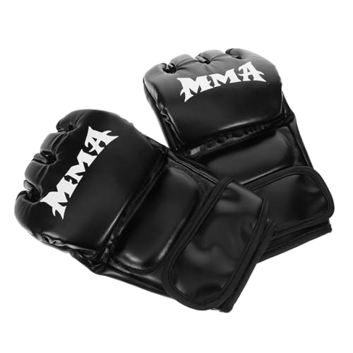 Toddmomy 1 Paar Boxhandschuhe Boxsackhandschuhe Kickbox-Zubehör Handschuhe für Männer Schwarze Handschuhe professionelle Sparringshandschuhe Sparring-Handschuhe Frau Sandsack Ausrüstung Pu von Toddmomy
