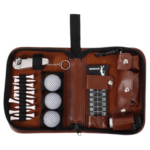 Toddmomy 1 Satz Golfausrüstung golfzubehör Golf Tasche Golf-Tee-Set Golftasche Zubehör Golf Werkzeugtasche Golf-Aufbewahrungstasche Golfball-Organizer tragbare Golftasche Ball-Tee Plastik von Toddmomy